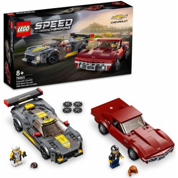 LEGO® Speed Champions 76903 Chevrolet Corvette C8.R a 1968 Chevrolet Corvette