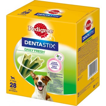 Pedigree DentaStix Daily Dental Care Fresh pre malé psy 5-10 kg 168 ks