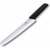 Victorinox Swiss Modern nôž na pečivo a cukrovinky 22 cm čierna 6.9073.22WB