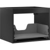 MEXEN - Box-A skrinka pre umývadlo 60, 1 šuplík, čierna mat 91AX0-0600-470-1-71