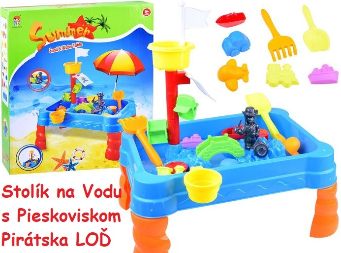 JOKO Stolik s pieskoviskom na vodu Pirátska Loď od 25 € - Heureka.sk