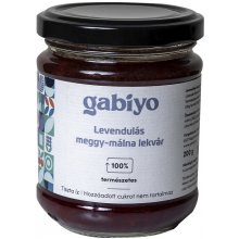 Gabiyo Višňovo-malinový lekvár s kvetmi levandule bez pridaného cukru 200 g