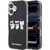 Karl Lagerfeld IML Choupette Trio Watercolor MagSafe kryt iPhone 17 čierny