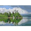 Vymalujsisam.sk Maľovanie podľa čísiel - Hrad Niedzica Veľkosť: 40x60cm, Rám: Bez rámu, iba zrolované plátno