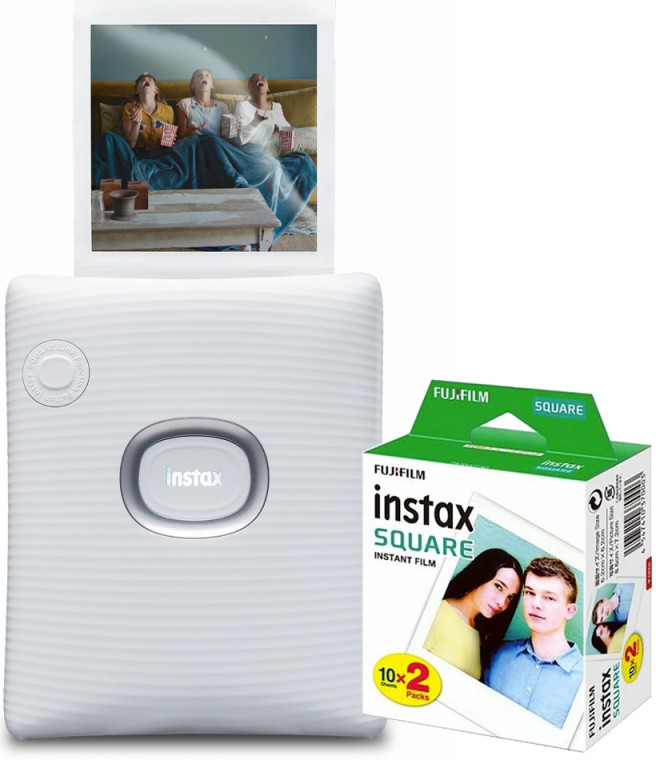 Fujifilm Instax Square Link biela + film