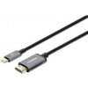 Manhattan kabel USB-C na HDMI, USB-C Male na HDMI Male, 2m, černá 153607