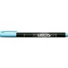 Tombow Brush Pen Fudenosuke pastel na čierny papier, light blue (WS-BS73)