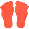 Merco Feet značka na podlahu oranžová