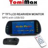 7 TFT LCD spätné zrkadlo s bluetooth, USB, SD