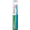 Zubná kefka Soft s ergonomickým zahnutím 6580 štetín tyrkysová Nordics Oral Care