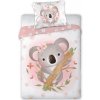 Obliečka do postieľky - koala na ružovom 015