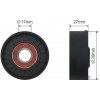 NTY Napínací Kladka Viacdrážkového Remeňa Toyota RAV4 05-13 Toyota Auris/hybrid 2012- Lexus IS250/220D GSE20 2005-2012 Toyota Verso 2009 (16603-0R010)