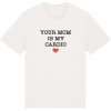 Ruka Hore tričko Your Mom Is My Cardio Off White 3XL