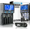 Nabíjačka batérií everActive UC-4200 pre valcové Li-ion, Li-FePO4, Li-HV, Ni-MH a 9V batérie everActive