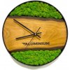 Machové hodiny s gravírovaným logom Veľkosť rámu: 40cm