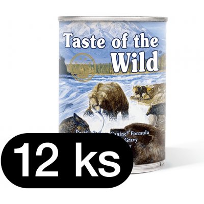 Taste of the Wild Taste of the wild Pacific Stream Can Dog 12x390 g