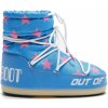 Moon Boot Light Low Stars - Alaskan Blue/Pink 35/36