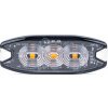AMiO - Výstražné osvetlenie oranžové 3x3W LED R65 R10 12/24V IP67 02297
