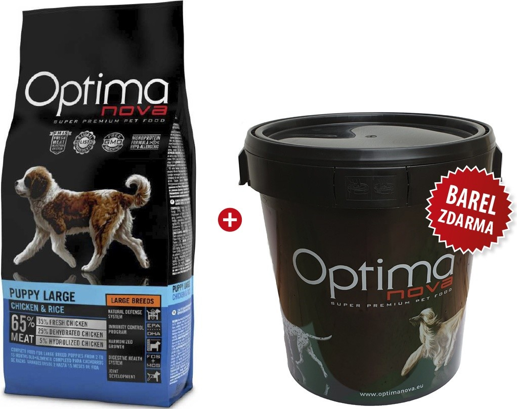 Optima Nova Dog Puppy Large 12 kg