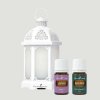 Young Living aróma difúzer Lucerna biely + lavender a peppermint 2x5ml