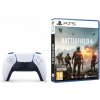 PlayStation 5 DualSense Wireless Controller White + Battlefield 6