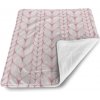 Sablio Deka pre bábätko Staroružové pletenie - 90x120 cm