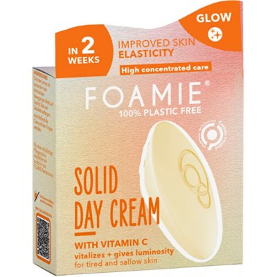 Foamie Energy Glow Solid Day Cream - Tuhý rozjasňujúci pleťový krém 35 g