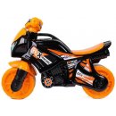 Teddies motorka oranžovo-čierne plast