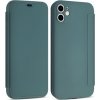 AppleKing flipové silikónové puzdro s kapsou na kartu pre iPhone 11 Pro - tmavozelené - možnosť vrátiť tovar ZADARMO do 30tich dní