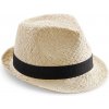 Beechfield Letný klobúk Festival Trilby - Natural | L/XL