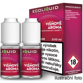 Ecoliquid Premium 2Pack Cherry 2 x 10 ml 18 mg