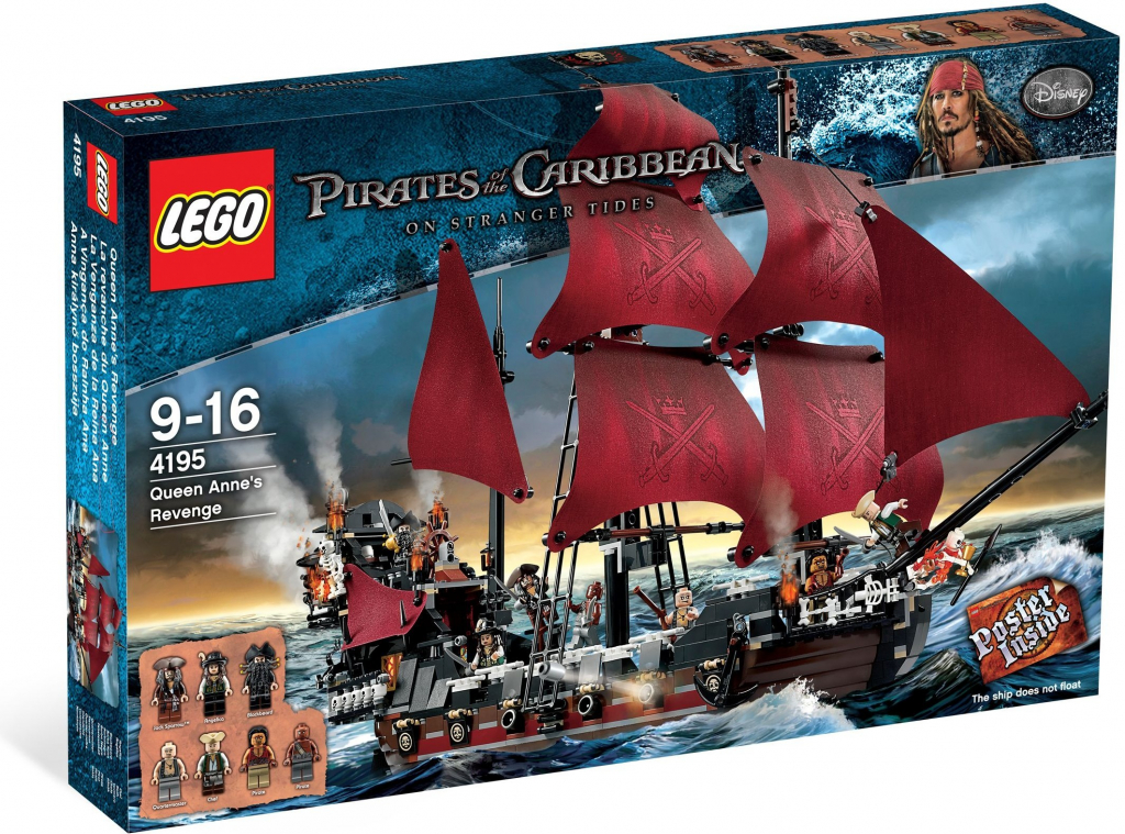 LEGO® Piráti z Karibiku 4195 Pomsta královny Anny od 750,9 € - Heureka.sk