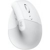 LOGITECH Lift For Business/Ergonomická/Optická/Pro praváky/4 000 DPI/USB+BT/Bílá 910-006496