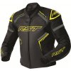 Kožená bunda RST S1 D3O černá/šedá/fluo žlutá vel. 44