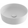 Ravak Uni Slim umývadlo 40x40 cm okrúhly pultové umývadlo biela XJX0E140001
