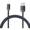 Baseus CAJY000001 Crystal Shine Series, USB - Lightning 20W, 1,2m, černý