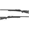 Snow Wolf Airsoft sniper M24 Military - čierna, (SW-04JB) + UPGRADE 150m/s zdarma