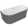 Polimat Sola I voľne stojaca akrylátová vaňa, grafitová Dĺžka vane: 160 cm, 00171