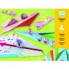 DJECO Tvorivá sada Origami lietadlá (pre dievčatá)