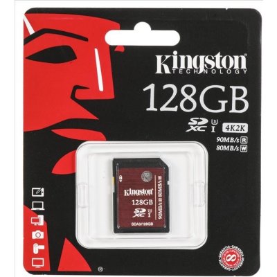 Kingston SDXC 128GB UHS-I U3 SDA3/128GB