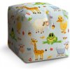 Sablio Taburet Zvieratká 3: 40x40x40 cm