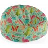 Sablio Sedací vak Cocoon Dinosaury v tráve - 75 x 45 x 35 cm