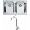 Franke LLX 620 + Deante ASTER BCA 062M chróm