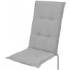 Vankúš na sedenie Sunfun / polyester / bodové prešívanie / 120 x 50 x 6 cm / svetlo sivá