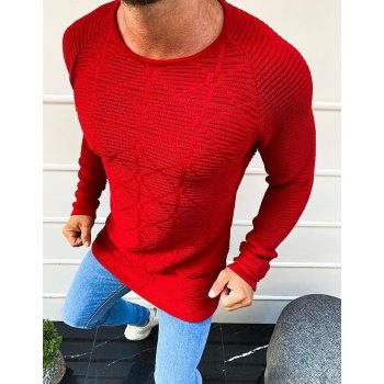 Pánsky pletený sveter wx1599 červený od 27,04 € - Heureka.sk