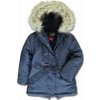 Dievčenská zimná bunda LEMON BERET LENA modrá Veľkosť: 116-122