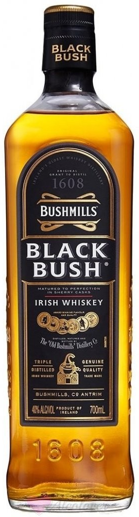 Bushmills Black Bush 40% 1 l (čistá fľaša)
