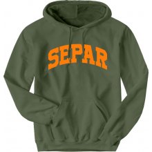 Separ mikina Separ University Hoodie Military Green