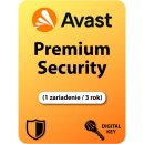 AVAST PREMIUM SECURITY 3 lic. 12 mes.