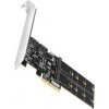 Radič Axagon PCES-SA4M2 - 2x SATA 6G port + 2x SATA M.2 slot (PCES-SA4M2)